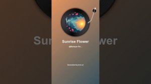 Sunrise Flower