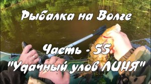 Рыбалка на Волге. Часть - 55. "Удачный улов ЛИНЯ".