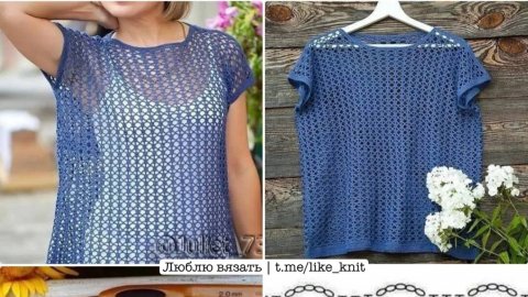 Топ, блузка, майка крючком❤️ Вяжем быстро🥰
#вязаниекрючком