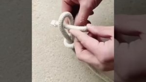 Как завязать крепкий узел 👍