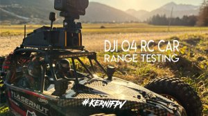 FPV Driving An RC Car On Beautiful Mountain Roads - DJI O4