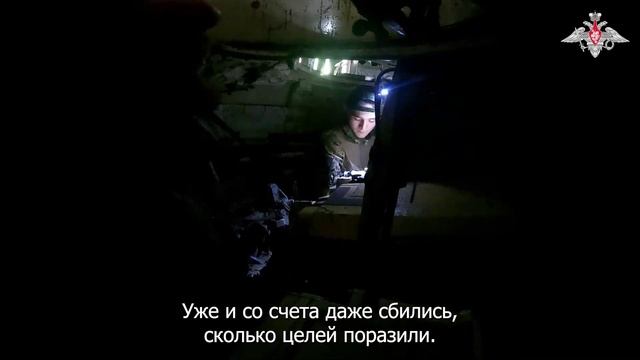 Боевая работа экипажей танков Т-80БВМ группировки войск «Центр»
