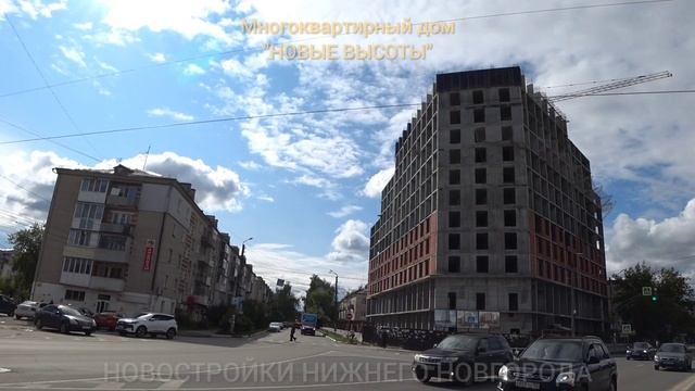 Ход строительства многоквартирного дома "Новые высоты" // г. Бор, ул. Крупской // Июль 2025