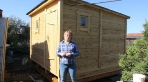 Отзыв о каркасно-щитовой бане «Стандарт»