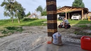 Едем в гости. Поздравляем и отмечаем день рождения внучки. Провожаю мужа в дорогу. Жизнь в деревне.