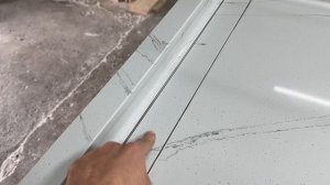 Каменный поддон из Акрила с встроенным сливом