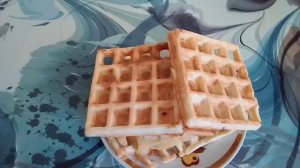 Хрустящие вафли.