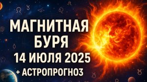 ⚠️ ВНИМАНИЕ! МАГНИТНЫЕ БУРИ 14 ИЮЛЯ 2025 + АСТРОПРОГНОЗ — Что ждёт вас в этот день?