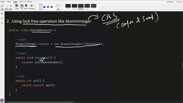 33. Lock-Free Concurrency  Compare-and-Swap  Atomic & Volatile