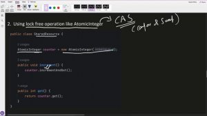 33. Lock-Free Concurrency  Compare-and-Swap  Atomic & Volatile
