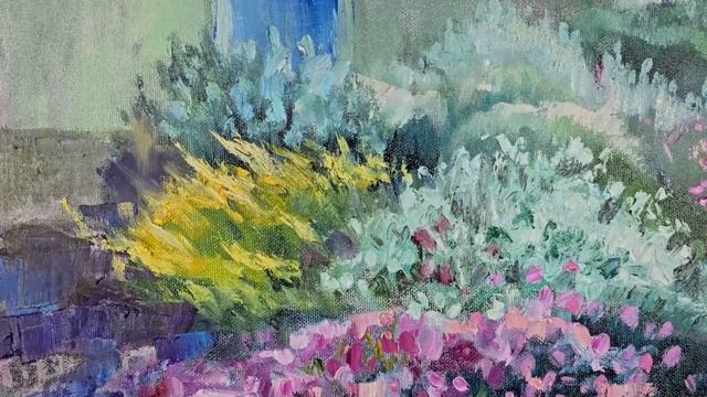 Front Garden With Pink Flowers
