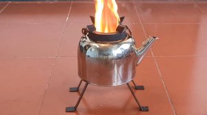 Переносная печка Мини- Гномик из старого чайника Своими руками для дома и дачи