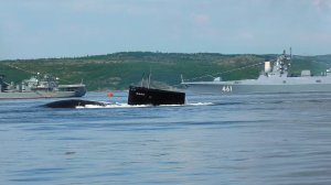 День ВМФ. Североморск. Подводная лодка.