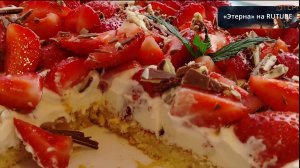 НЕЖНЕЙШЕЕ ВОЗДУШНОЕ ЛАКОМСТВО,ЗА 30МИН.ДЕССЕРТ С КЛУБНИКОЙ