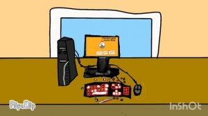 злой геймер ломает компьютер