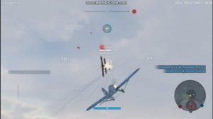 Игра WorldOfWarplanes. В бою истребитель XP 31.