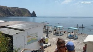 Крым Севастополь Пляж Яшмовый сегодня 14 июля 2025. Море и погода в Крыму сейчас. Обстановка