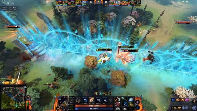 ЛУЧШИЕ МОМЕНТЫ В ИГРЕ DOTA 2 - СОВЕРШИЛ БУЙСТВО ИГРАЯ ЗА CLINKZ - БЫСТРЫЙ ОГОНЬ
