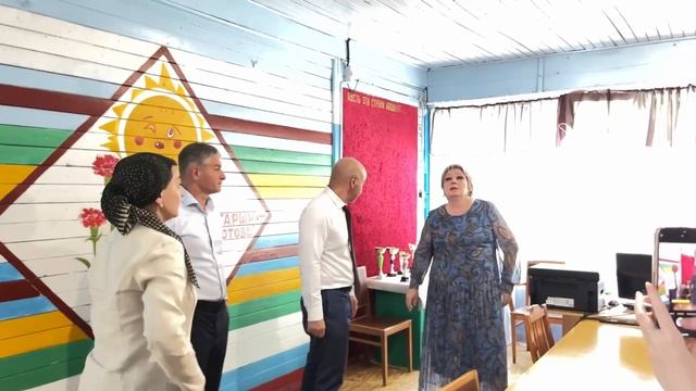 Визит министра труда и соц.защиты КБР в лагерь "Алые зори"