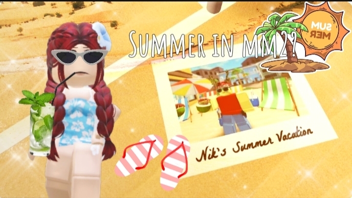 ☀️🏝️Лето в ММ2??// Играю в Murder Mystery 2 с летним обновлением!!!⛱️🍒#роблокс