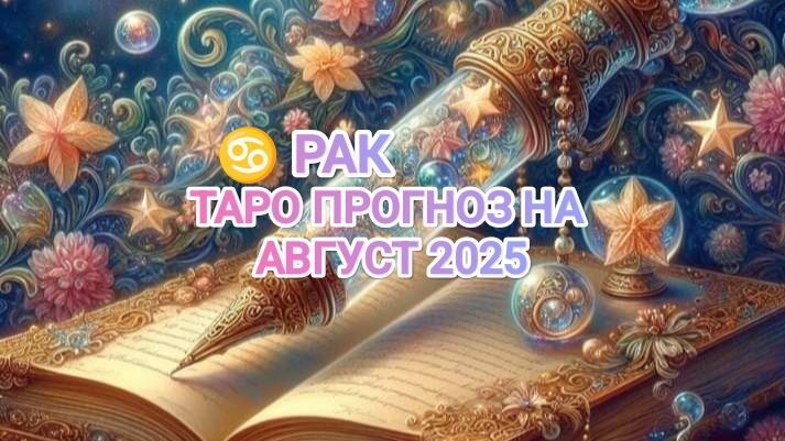 ♋ РАК 🍀 ТАРО ПРОГНОЗ НА АВГУСТ 2025