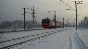 Служебный электропоезд ЭД9М-0056