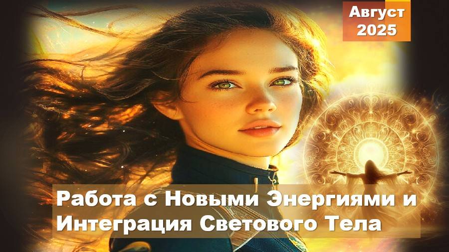 Работа с Новыми Энергиями и Интеграция Светового Тела – Август 2025