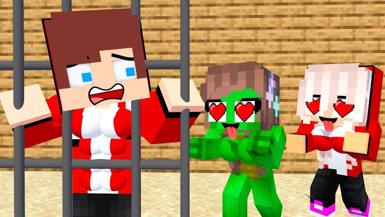 Девушка и Жена Майки разыгрывают Джей Джея | Майнкрафт мультфильм
