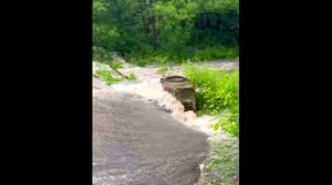 Бурные воды реки Рудневки, Кожухово, 15 июля 2025