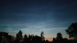 Серебристые облака Санкт-Петербург 2025 07 14