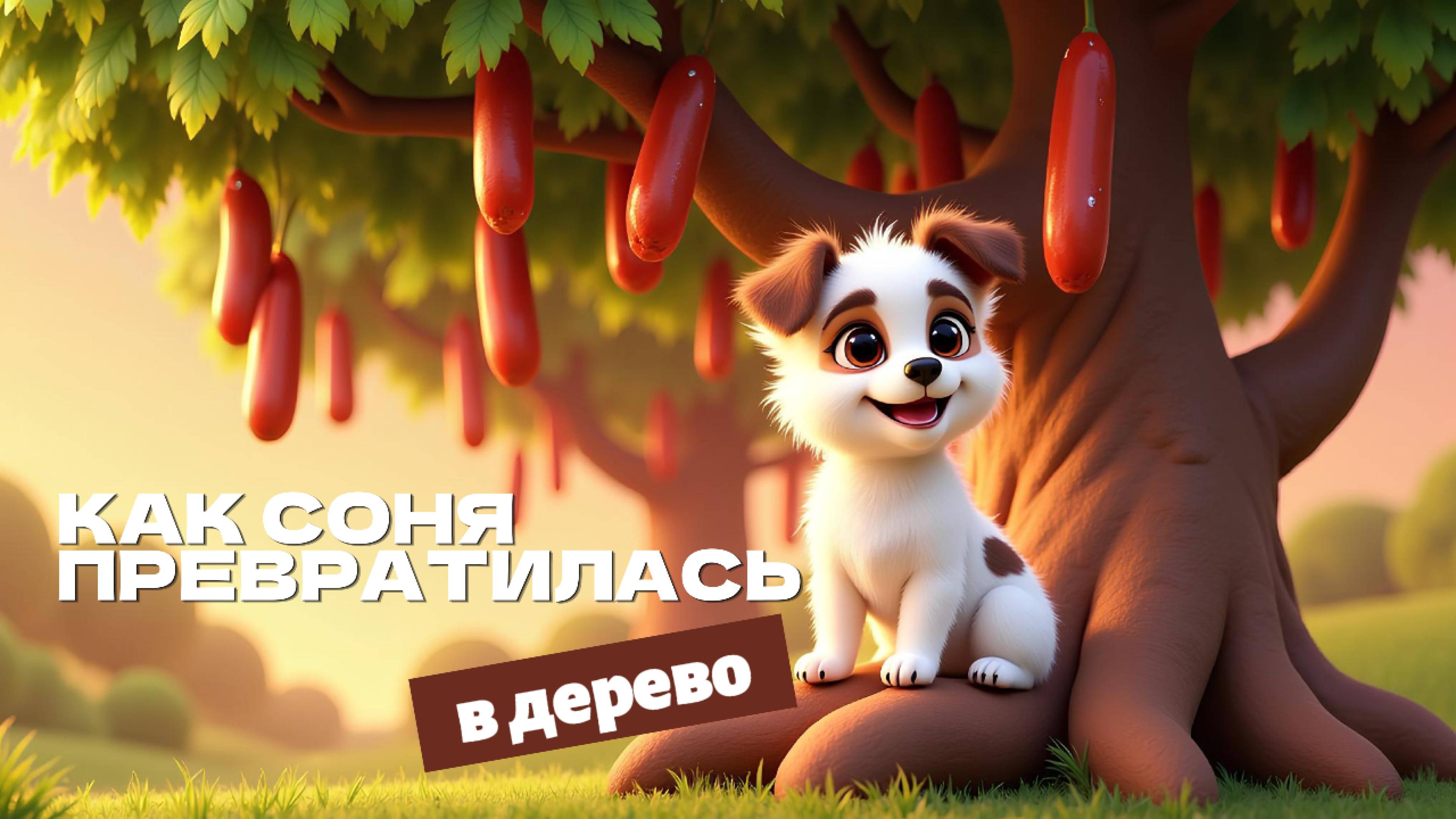 Как Соня превратилась в дерево🌳🐾| Умная Собачка Соня 🐶✨