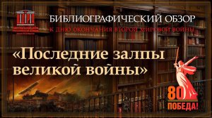 Библиографический обзор "Последние залпы великой войны"
