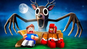 😱 МЫ ЖИЛИ 99 ДНЕЙ В ДИКОМ ЛЕСУ! ЭТО БЫЛ УЖАС В РОБЛОКС!