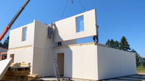 Тёплый дом из сэндвич-панелей быстро дёшево Новая технология