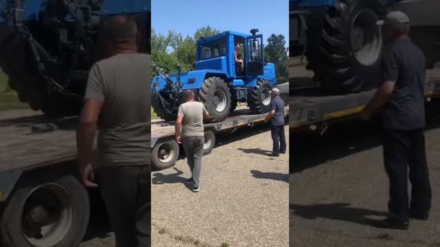 Отгрузка трактора Т 150 к после капитального ремонта и модернизации в республику Дагестан село Аксай смотреть онлайн