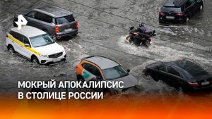 Тропический ливень и молнии в Москве: яркие кадры грозы в столице