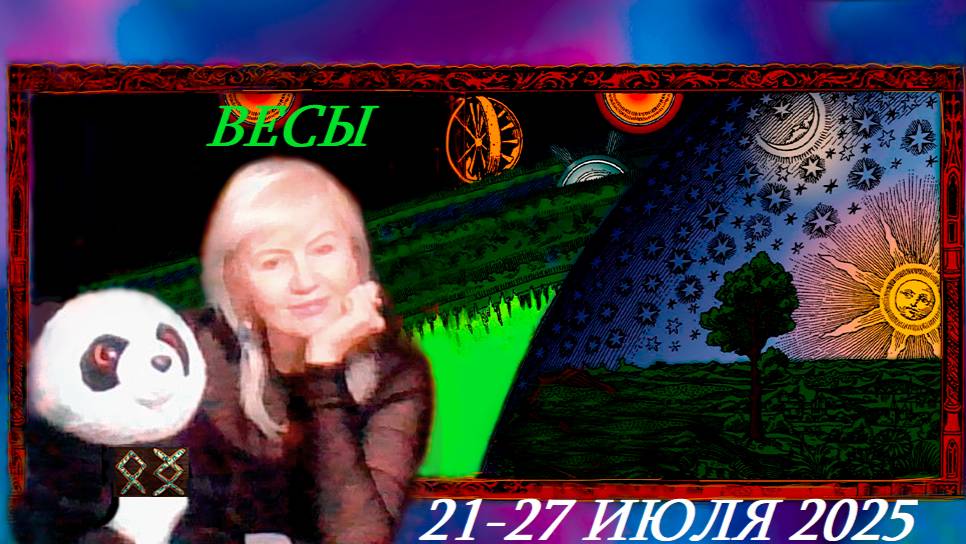 #TAROPANDAForLovers  ВЕСЫ  21-27 ИЮЛЯ 2025 "Нейтрализовать отрицательные эмоции"