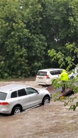 В Новосибирске прошел дождь и все