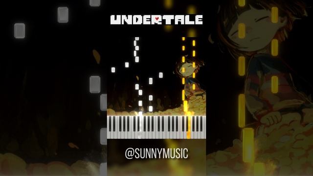 Fallen Down (Undertale) 【 Music Box / SHORTS 】 #Undertale #Synthesia