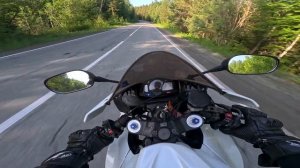 Катаюсь на мото по городу