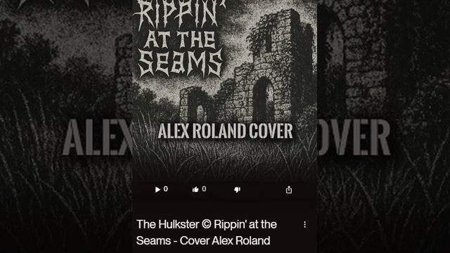 The Hulkster © Rippin' at the Seams - Cover Alex Roland