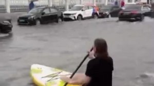 В Москве установлен рекорд: за 12 часов в городе выпало 32% месячной нормы осадков.