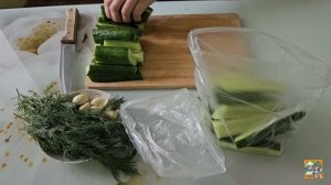 Малосольные огурцы в пакете - быстро и вкусно!