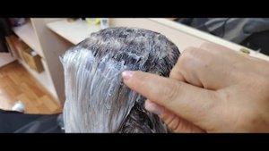 Окрашивание седых волос. Капус. Концепт