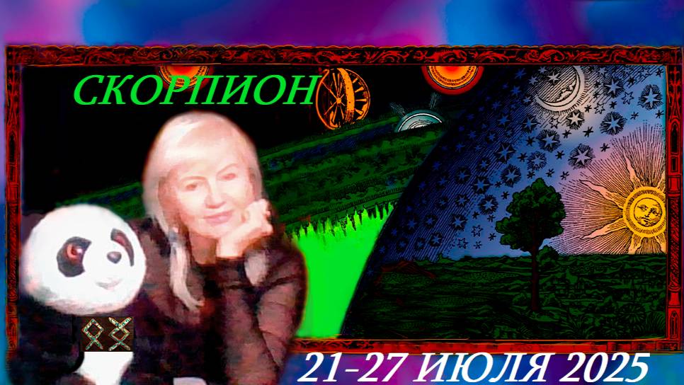 #TAROPANDAForLovers  СКОРПИОН  21-27 ИЮЛЯ 2025 "Переход к началу"