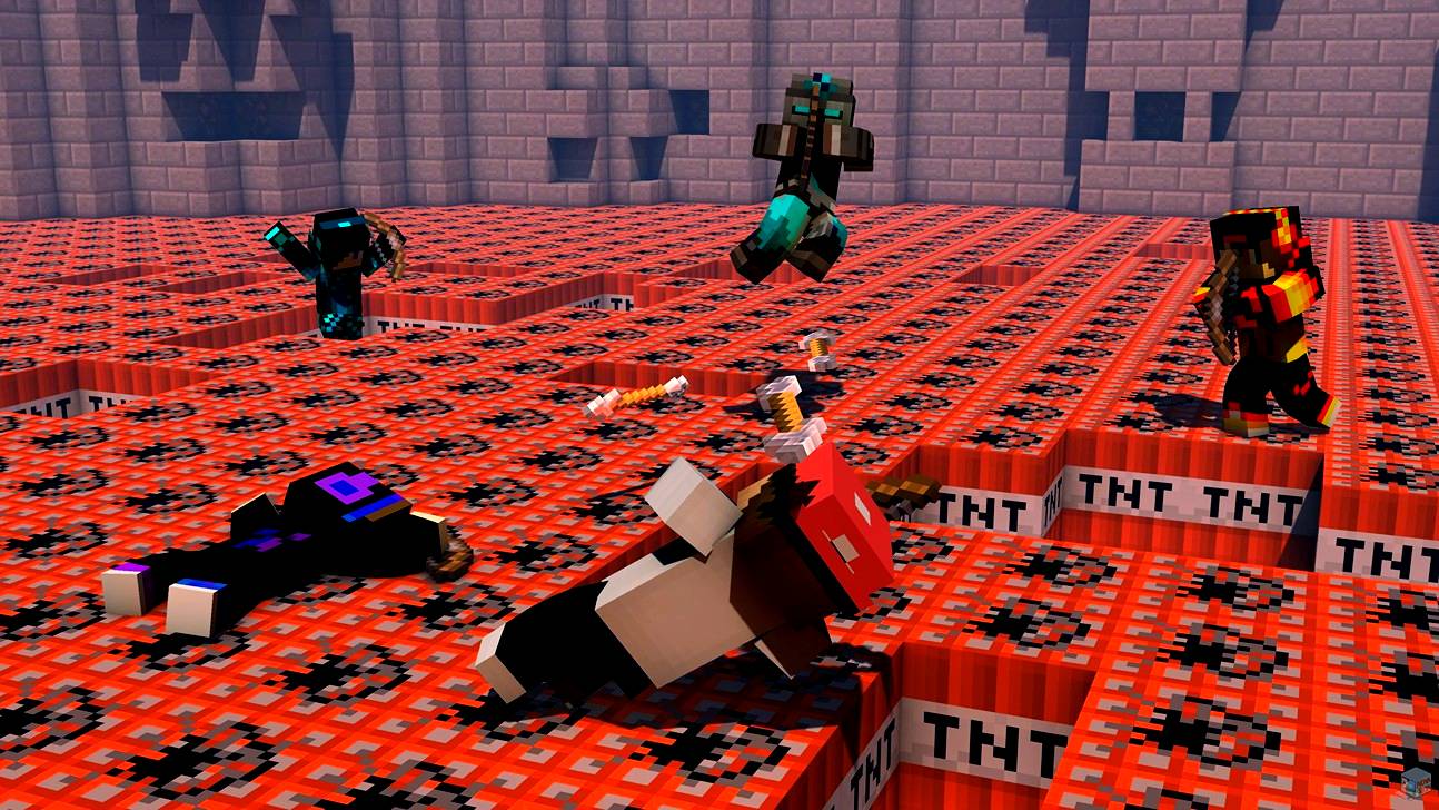 Они, похоже, просто напали на нас в майнкрафт Minecraft.