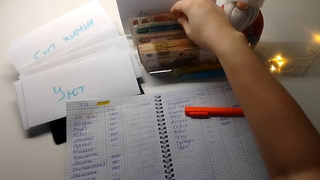 #2 РАСПРЕДЕЛЕНИЕ ДЕНЕГ декабрь 38 800 . СИСТЕМА КОНВЕРТОВ. ПЕРВЫЙ ОПЫТ _ Жизнь после хрущевки _