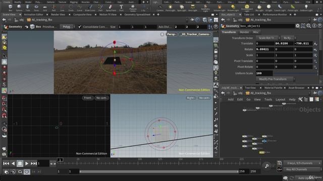 4 - How to import the tracking data in Houdini