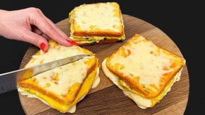 Самые вкусные бутерброды с яйцом! Вы должны попробовать это! Любимые бутерброды моих детей