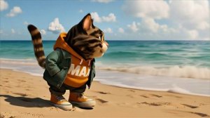 котик MAX на прогулке